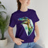 Stained Glass Velociraptor - Short Sleeve Tee